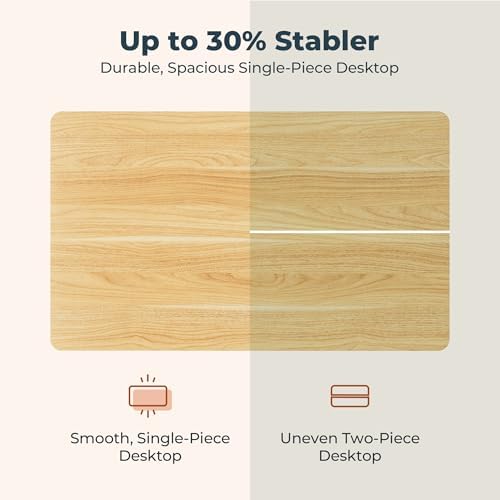 40''x24''One-Piece Adjustable Small Standing Desk for Home Office