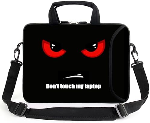 15" laptop sleeve laptop bag chromebook case adjustable shoulder strap with handle accessory pocket for men women (RYD-15-12)