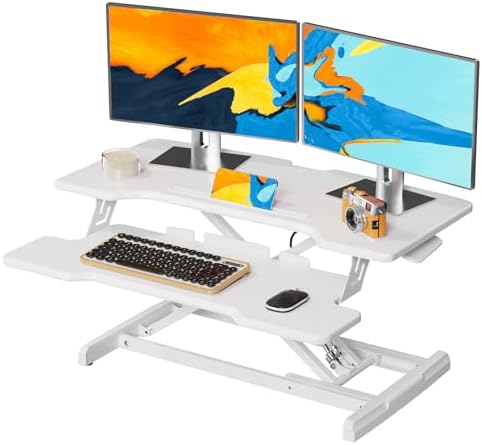 32" Standing Desk Converter, Quick Sit to Stand Desk Riser