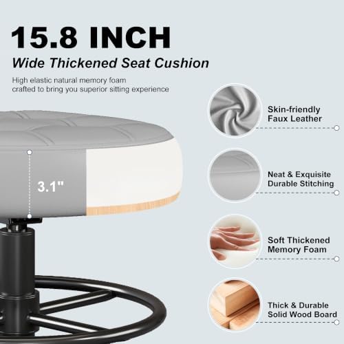Drafting Chair with Backrest, Tall Desk Chair for Standing Desk