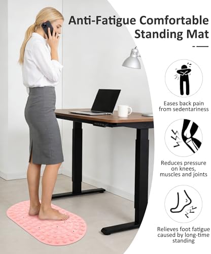 Silicone Foot Massage Acupressure Mat with Reflexology Points 30'' x 18''