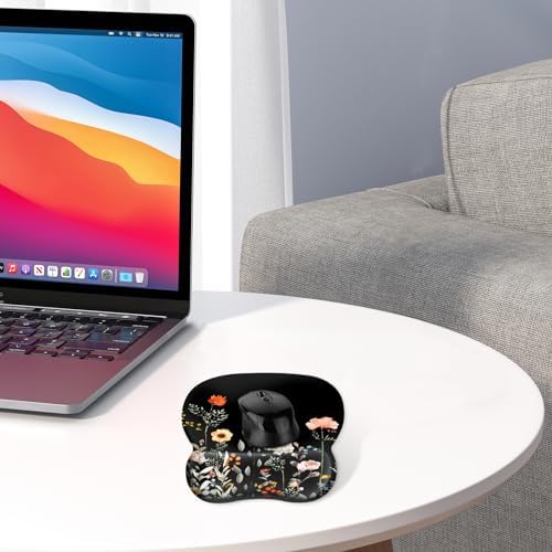 EooCoo Ergonomic Mouse Pad with Wrist Rest, Memory Foam Support Mousepad
