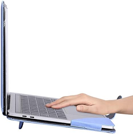 MOSISO PU Leather Sleeve Case Compatible with MacBook Air 13.6 inch