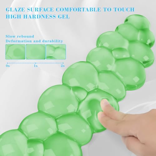 Gel Cloud Keyboard Wrist Rest, Cute Wrist Support and Arm Support Keyboard Rest for Keyboard Typing Pain Relief，Suitable for Office/Computer/Laptop/Gaming（Keyboard Wrist Rest Green）