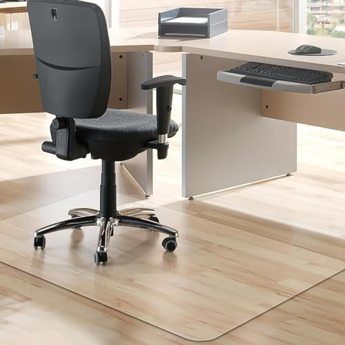 Chair Mat for Tile and Hardwood Floors Durable Plastic Office Floor Protector Ideal for Office & Kitchen Use 1mm Thickness Multiple 60x100cm 80x120cm 100x160cm 120x120cm ...