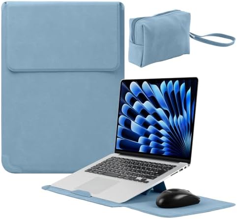 15-16 Inch Protective Laptop Sleeve with Stand, for MacBook Pro/MacBook Air
