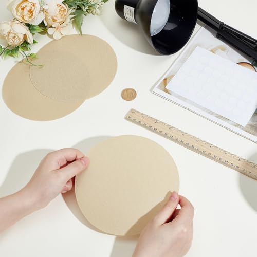 PH PandaHall 5pcs Lamp Shade Diffuser Fabric Lamp Shade Replacement with 50pcs Plastic Stickers Dazzling Proof Lampshades Spotlight Lamps Covers for Pendants Photography Light Downlight 6.3 Inch