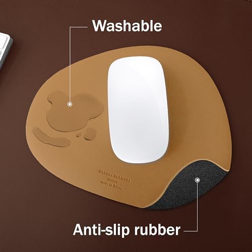GREEDY FARMERS Mouse pad, Non-Slip Washable Waterproof Computer Mouse pad (Moroco Camel)