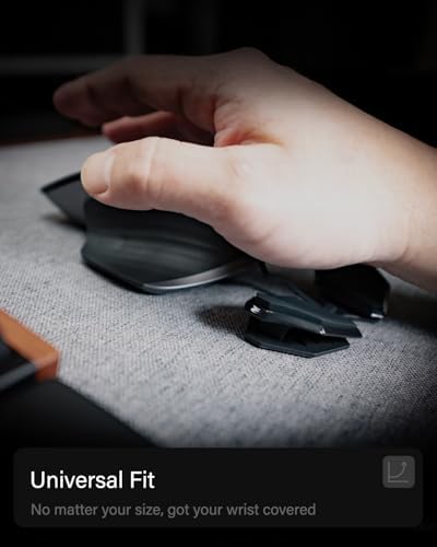 YaGee Mouse Wrist Rest 3.0, Ergonomic Right-Handed Gaming Support, Attaches to Mice for Smooth Gliding, Anti-Fatigue & Carpal Tunnel Relief for Esports, Coding and Computer Users