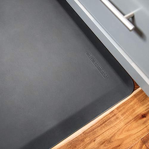 WellnessMats Original Collection Anti-Fatigue Floor Mat, Polyurethane – Ergonomic Support Pad for Home, Kitchen, Garage, Office Standing Desk – Water Resistant - Made in USA