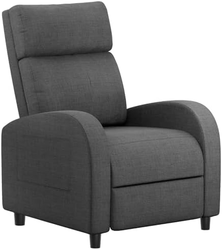 Homall Recliner Chair, Recliner Sofa Fabric for Adults, Grey Recliners