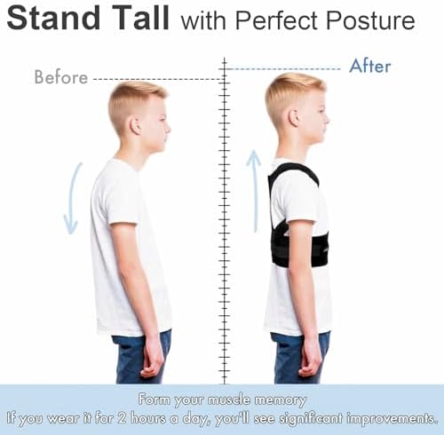 Kids Back Brace Posture Corrector for Boys Girls Teen Youth Children