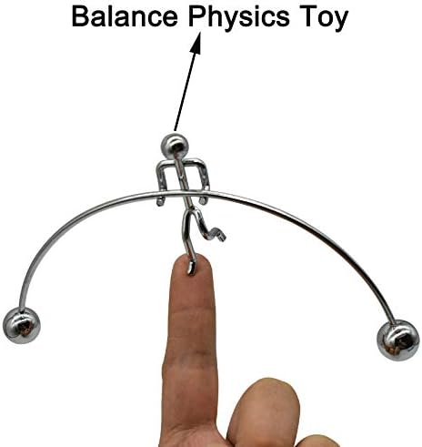 Maydahui Balance Physics Toy Desk Kinetic Weightlifter Steel Man