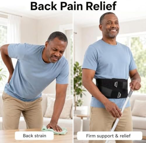 Back Brace for Women & Men, Lower Back Pain, Sciatica Pain Relief