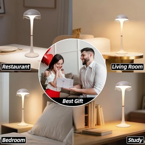 Rechargeable Table Lamp, LED Cordless Table Lamp