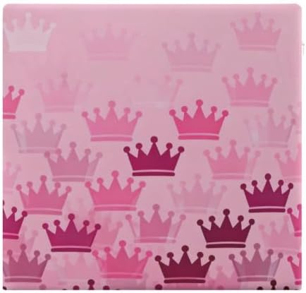 Comfortable Ergonomic Square Seat Cushion Doodle Crown