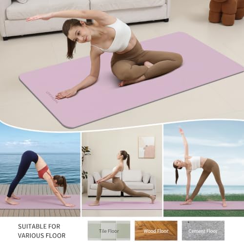 8mm Thick Yoga Mat Non Slip for Women Men