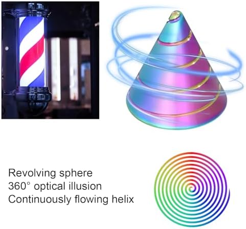 Kinetic Spinning Desk Toys, Fidgets for Anxiety and Stress for Adult Teen Cool-Stuff, Party Gifts for Christmas & Halloween (Conical)