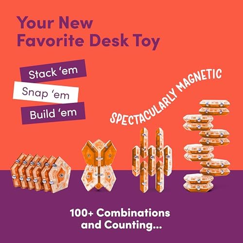Speks Geode Magnetic Sensory Sphere, Stress Relief Tool, Executive Desk Toy