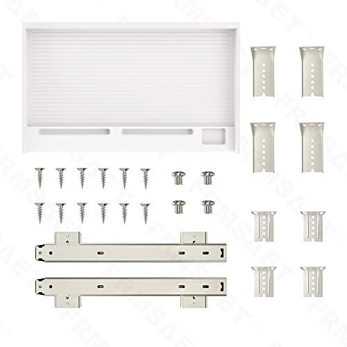 FRMSAET Under Desk Keyboard Drawer Multipurpose Tray Pencil Drawer - Grey