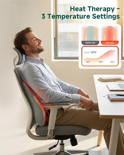 Shiatsu Back Massager With Heat, Deep Tissue Neck Massager, FSA Eligible