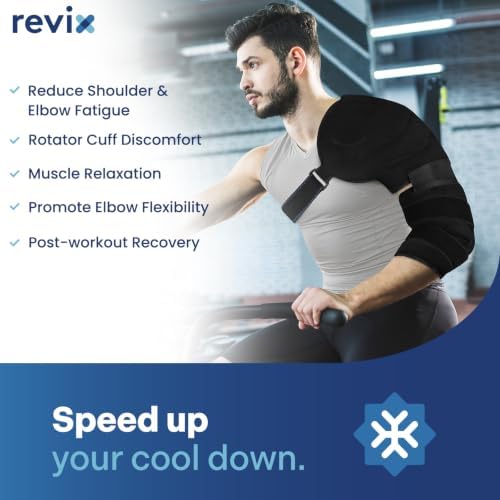 REVIX Arm Ice Pack Wrap for Pitcher & Athelete, Shoulder and Elbow Ice Pack