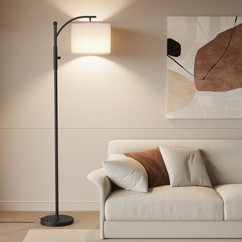 SUNMORY Dimmable Arc Floor Lamps for Living Room, Modern Floor Lamp