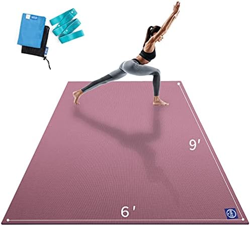 MRO Extra Large Yoga Mat, 12'x6'/9'x6'/7'x5'/6'x4' (9MM)