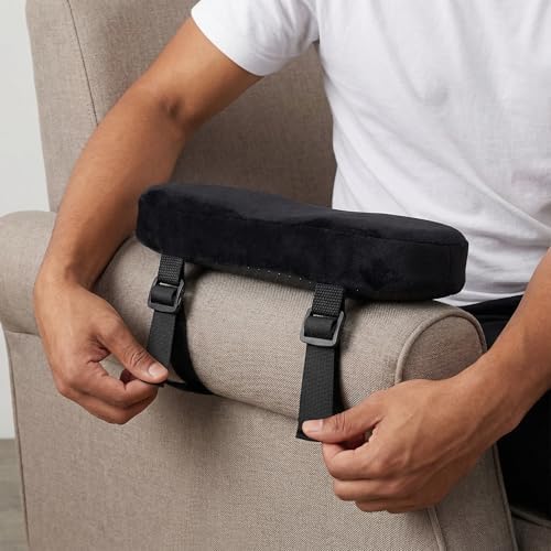 Memory Foam Office Chair Armrest Covers – 2 Pack Arm Pads