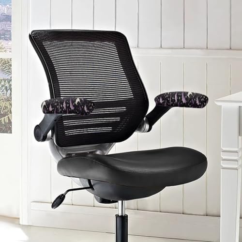 Chair Armrest Slipcovers Set of 2, Bat Star Moon Print Office Chair Arm Covers, Skin Friendly Stretchy Office Chair Armrest Covers, Home Decorations