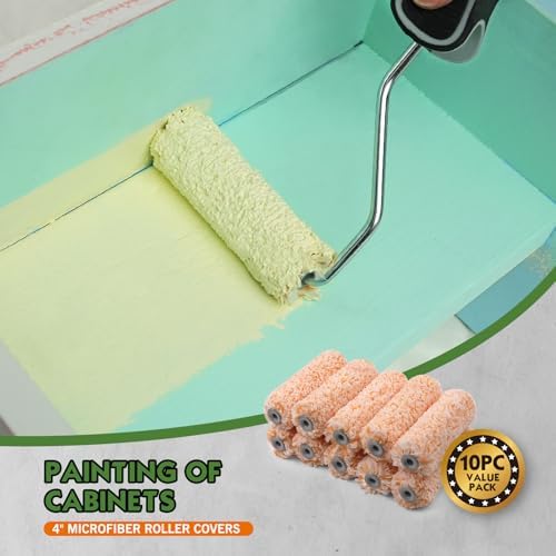 ROLLINGDOG 4 inch Small Paint Roller Sleeves