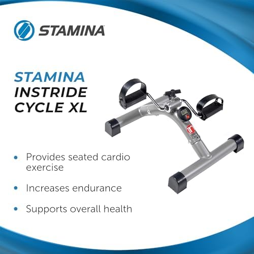 Stamina InStride Cycle XL Folding Pedal Exerciser with Foldable Design
