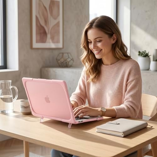 Batianda Heavy Duty Case for MacBook Neo 13 Inch 2026, Blush