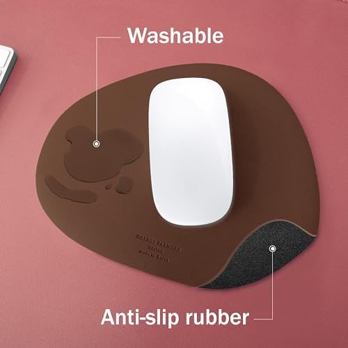 GREEDY FARMERS Mouse pad, Non-Slip Washable Waterproof Computer Mouse pad (Charley Chocolate)
