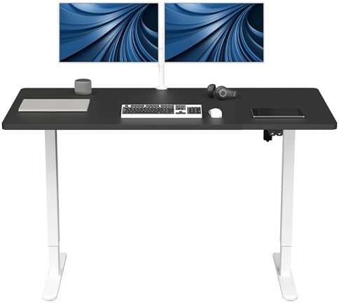 VIVO Black 60 x 30 in Standing Desk, DESK-KIT-0W6B