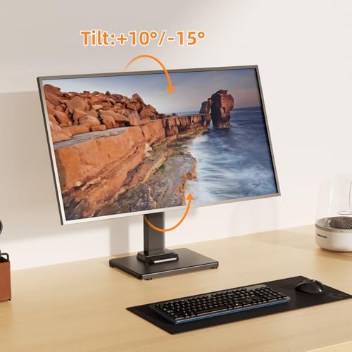Suptek Single LCD Monitor Stand Mount Riser for 13-43 Inch Screen