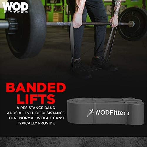WODFitters Pro Series Pull-Up Assistance Bands – Premium Resistance Loop Bands for Assisted Pull Ups, Muscle Ups, Strength Training & Mobility – Durable Bands for Functional Fitness
