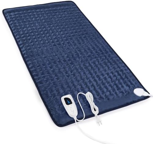 Heating Pad,Electric Heating Pads,Heating Pad for Back,DarkBlue,33x17 Inch