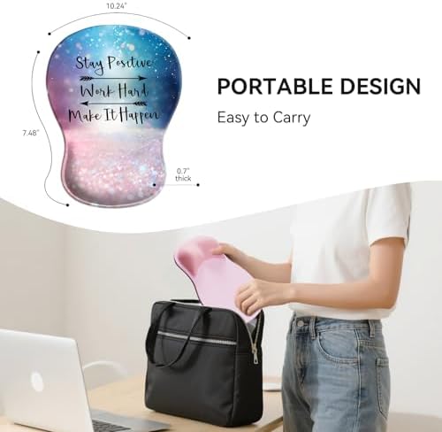 Ergonomic Mouse Pad with Wrist Rest Cute Mousepad Wrist Support