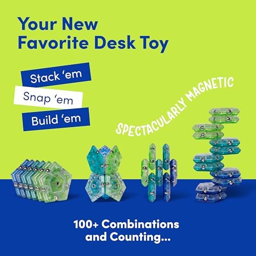 Speks Geode Magnetic Sensory Sphere, Stress Relief Tool, Executive Desk Toy