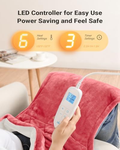 iDOO Weighted Heating Pad for Neck, Shoulders & Back
