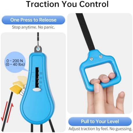 Neck Stretcher Over Door, Cervical Traction Device Quick-Release