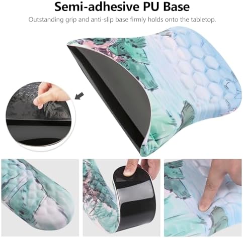Ergonomic Mouse Pad Wrist Rest, 2 in 1 Keyboard Pad for Office