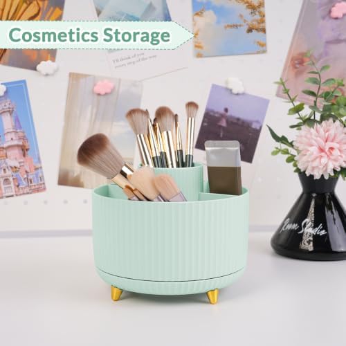 SKYDUE 360 Degree Rotating Pencil Pen Holder, Sage Green