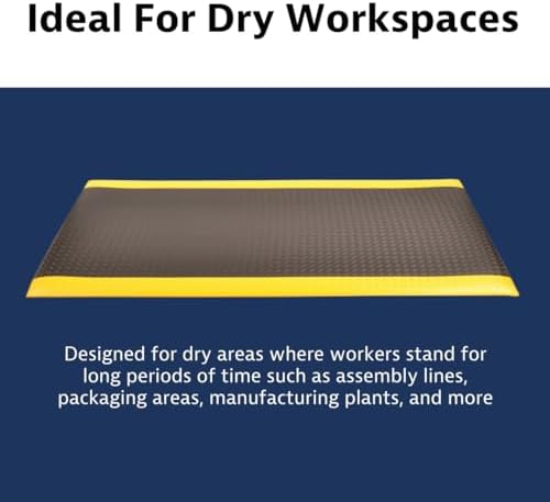 NoTrax 419 Diamond Sof-Tred™ with Dyna-Shield® 4' x 60' x 1/2" Anti Fatigue