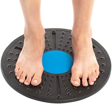 Daiwa Felicity Balance Board Disc Wobble Board – Physical Therapy Stability Trainer, Lightweight Core Balance Disc (1 lb) Supports Up to 300 lbs, Non-Slip Round Balance Board for Core Workout, Rehab, Standing Desk Fitness