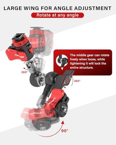IFOOTAGE Spider Crab Magic Arm MA3-4,Heavy Duty Camera Mount Arm,Load 13lb