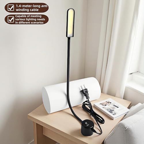 30 LED Sewing Machine Light with Super Strong Magnetic Base -Fully Flexible Silicone Neck Task Lamp for Craft Tables,Drill Press,Desk,Workbench,Lathe & Music Stand - Eye Caring,No Flicker,Durable
