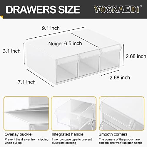 Under Desk Drawer Storage Self-Adhesive, Desk Organizers and Accessories