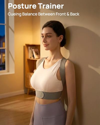 OFIR Upper Back Posture Corrector for Women, After-Work Sofa Reading Support, Twin-Pressure System Back Straightener Posture Brace For Women, 3D Diamond Breathable Cushioning,High-Elastic Straps
